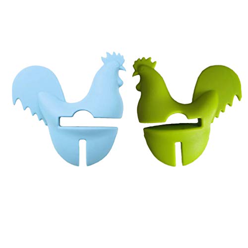 2pcs Pot Clip Pot Overflow Stopper Spill-proof Clip Pot Side Clip Cooking Utensil Holder