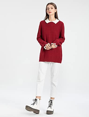 Review: Minibee Women’s Collar Knitted Sweater Cozy Chic Must-Have
