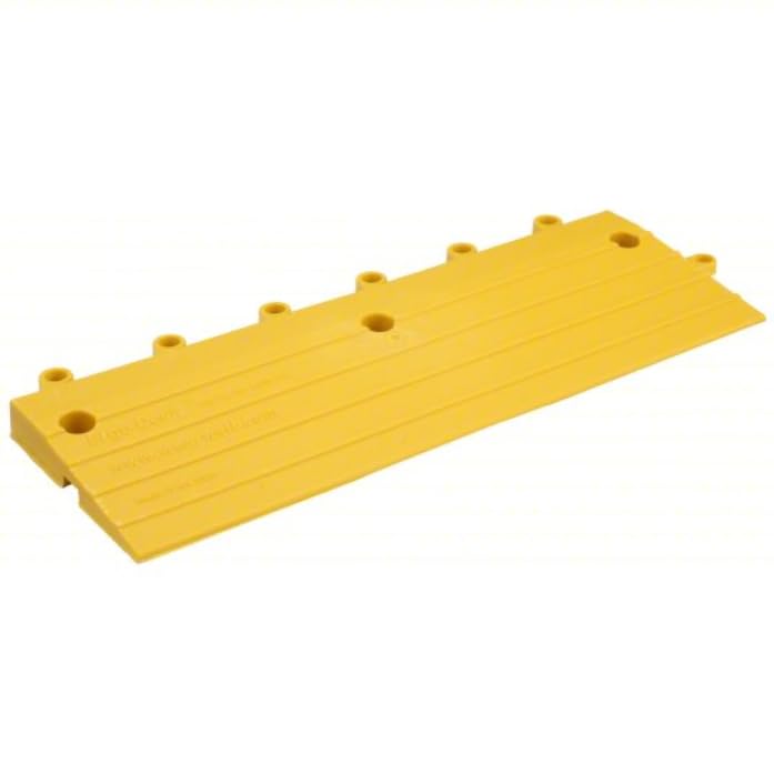 Wearwell ErgoDeck Anti-Fatigue Ramp - Yellow, Pack of 10. 6