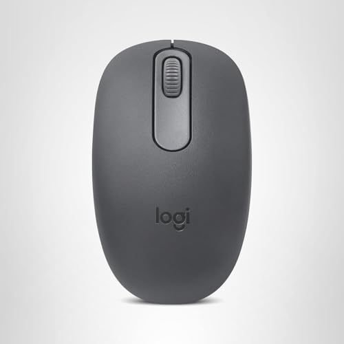 Logitech M196 Bluetooth Wireless Mouse, Compact and Portable Mouse for Laptops, Tablets and More, 12-Month Battery, Smooth Tracking, Compatible with PC and Mac, Windows and macOS - Graphite