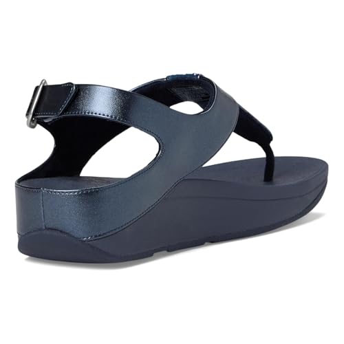 Image of FitFlop Womens Fino Crystal-Mix T-Strap Sandal