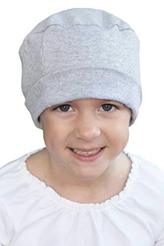 Child Cozy Cap Hat | 100 Percent Cotton Beanies for Kids | Girls Boys Cancer Chemo Hats2