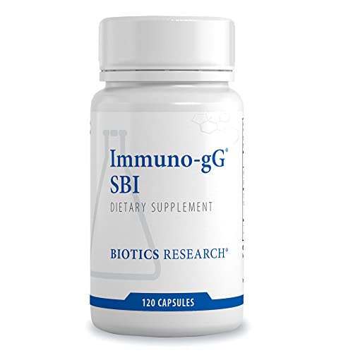 BIOTICS RESEARCH Ultimate Immuno-gG SBI Complete Gut Health and Immune Support Dairy Free Immunoglobulin Concentrate for Immunity and Enhanced Digestive Support Gut-Friendly Allergen Free.