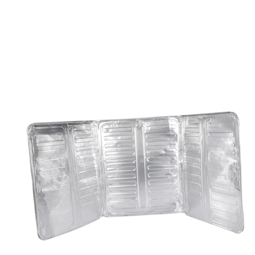 Cabilock contra Salpicaduras de Aceite para Cocina Panel de Aluminio Aislamiento Térmico y Fácil Limpieza Compatible con Estufa de Gas Reutilizable y Anti-Grasa
