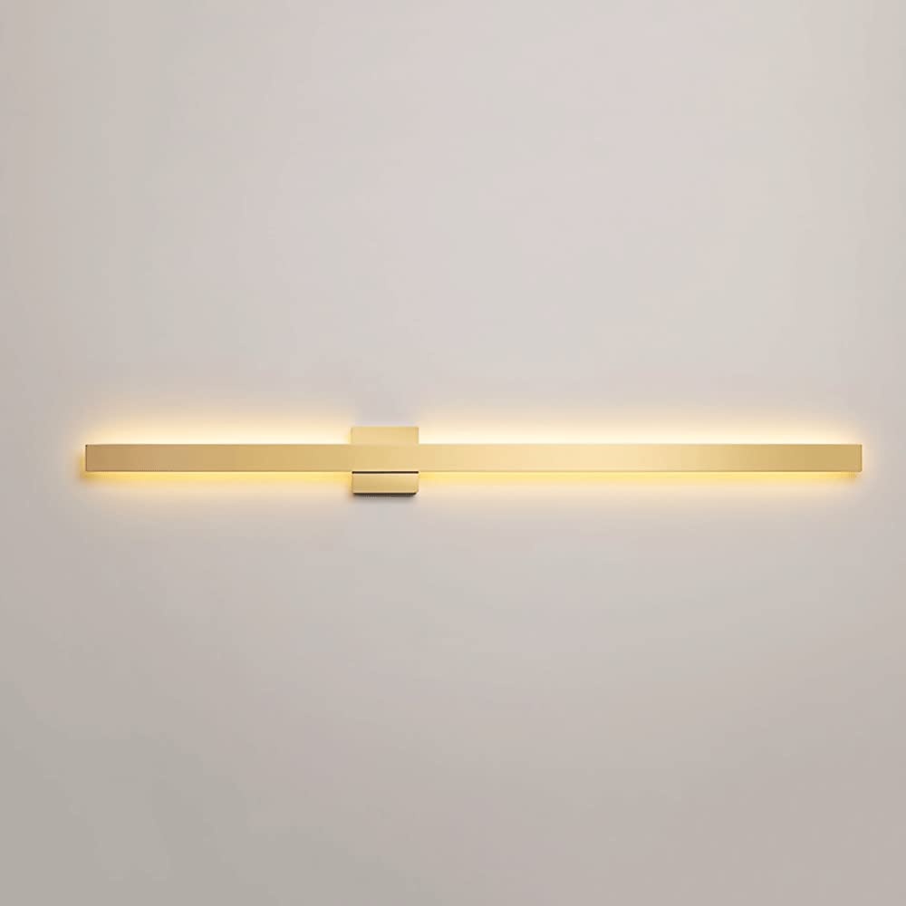 Aplique de pared de metal ultrafino con acabado de aluminio y pantalla acrílica