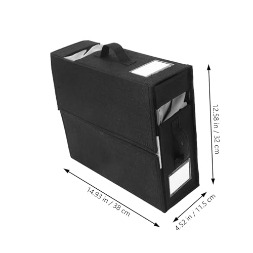 Fenêtre visible et fermeture éclair : bac de rangement pliable