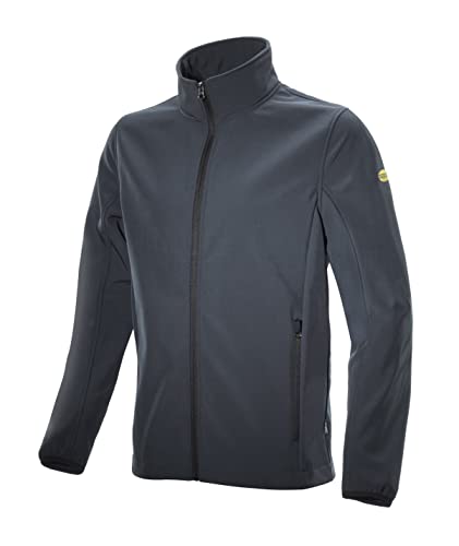 Diadora Giacca Softshell Level Litework 75070 Grigio Acciaio L Unisex