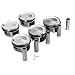 Piston And Ring Set Kit 83MM STD Fit 2.5 L T B5254T L5 Gas 2002-2012 Compatible With S40 S60 S80 C30 C70 XC90 2.5T T5