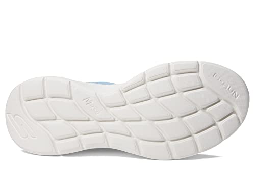 Skechers womens Go Run Lite Sneaker, Blue/Light Blue, 9 US