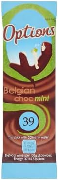 Options Mint Belgian Hot Chocolate, 30 x 11g Sachets