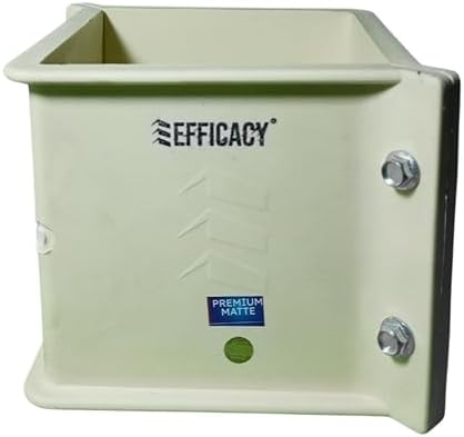 WI PVC Cube Mold Concrete Testing Equipment (15x15x15 cm, Pack of 5)
