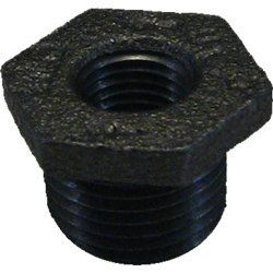 Black Iron Bushing 3/4quot; x 1/4quot;