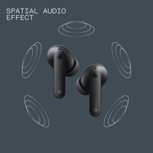Image of Compatible Earbuds for Nothing Buds with Active Noise Cancellation HD Sound Touch Control & Long Battery Life (Black)
