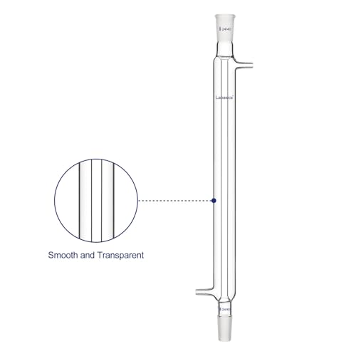 Condensador de vidrio de laboratorio Liebig 400mm 24/40 borosilicato 2