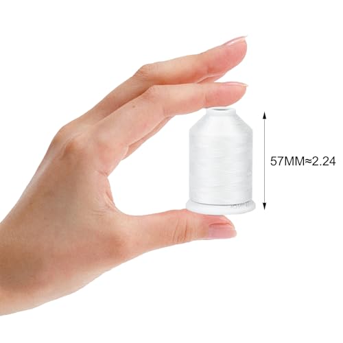 Hilo soluble para coser 700 m blanco 40WT miniatura 2