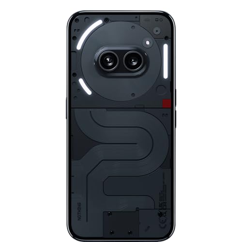 Image of Nothing Phone (2a) (Black, 8GB RAM, 256GB Storage) | 6.7 inch AMOLED Display | 50MP (OIS) + 50 MP | 32 MP Front | Mediatek Dimensity 7200 Pro Processor | Glyph Interface | 45 W Charging 100% in 59 mins