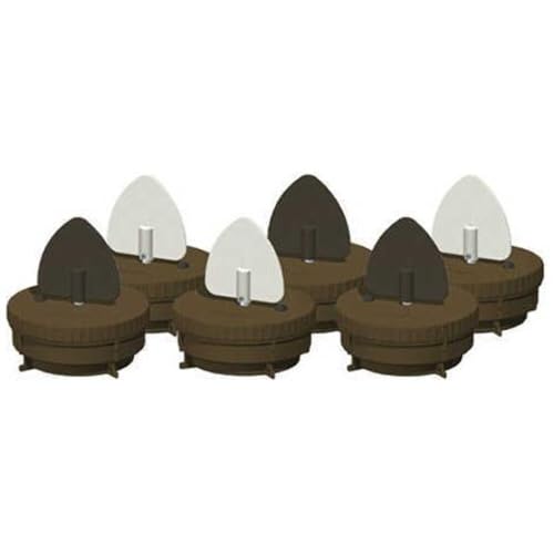 MOJO Outdoors Flock A Flicker Motion Spinning Wing Duck Decoys (6 Pack)