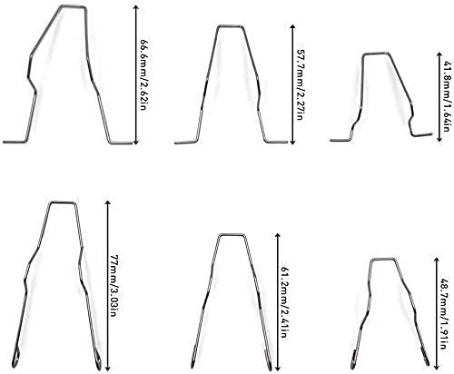 Bulb Retaining Spring Clips For H1/H3/H4/H7 Bulbs Universal Car Headlight Clamp Headlamp Dip Dipped Beam Bulb Hoder Pack Of 6 #TOP1