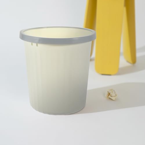 Caneca de basura para hogar 8 litros color beige miniatura 4