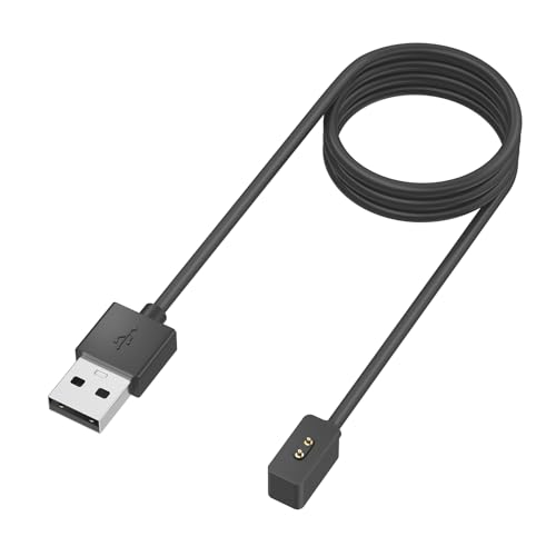 Vancle Ladegerät für Xiaomi Redmi Watch 4 Ladekabel, Ladegeschwindigkeit Ist So Schnell Wie Beim Original Ladegerät, 1M Langes USB Ladekabel für Redmi Watch 4, Schwarz