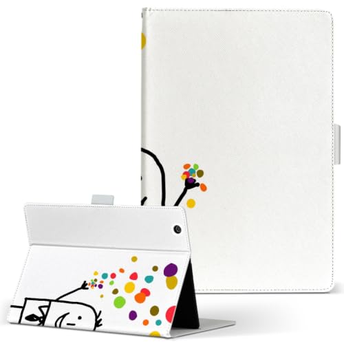 Idea Tab TB336 11�C���` �Ή� �蒠�^�^�u���b�g�P�[�X PU���U�[ �X�^���h�@�\ �J�[�h���[ ���ړ\��t���� �L�����N�^�[ �J���t�� 009237