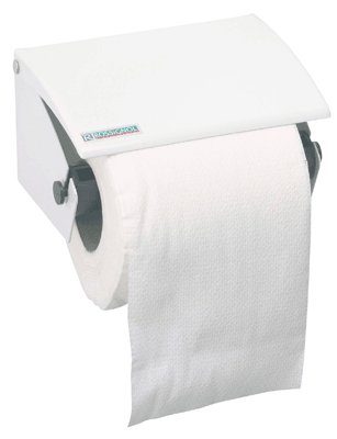 Distributeur papier hygiénique Blanka - 1 rouleau - blanc signalisation - RAL 9016