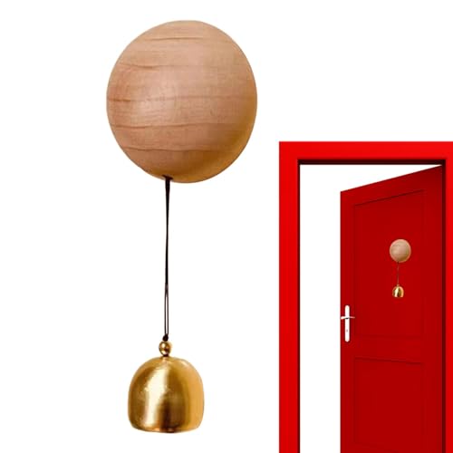 Xeihuul Shop Keepers Cloche pour Ouverture de Porte,Cloche pour Ouverture de Porte,Sonnette de Porte magnétique | Sonnette magnétique en Laiton, Carillon de Porte, Ornement de Maison pour entrée,