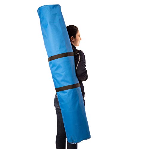 image for Crown Sporting Goods Soccer Gym Bag - Durable Blue Sports Duffel Bag w