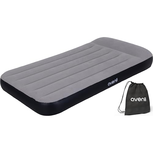 AVENLI Luftmatratze Luftbett selbstaufblasend für 1 Person 191x99x30cm aufblasbare Matratze Gästebett mit integrierter Pumpe hohe Liegefläche beflockte Oberfläche für Camping & Zuhause AVENLI Luftmatratze Luftbett selbstaufblasend für 1 Person 191x99x30cm aufblasbare Matratze Gästebett mit integrierter Pumpe hohe Liegefläche beflockte Oberfläche für Camping & Zuhause
