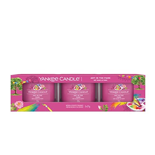 Yankee Candle Art in The Park Coffret cadeau de 3 bougies votives remplies