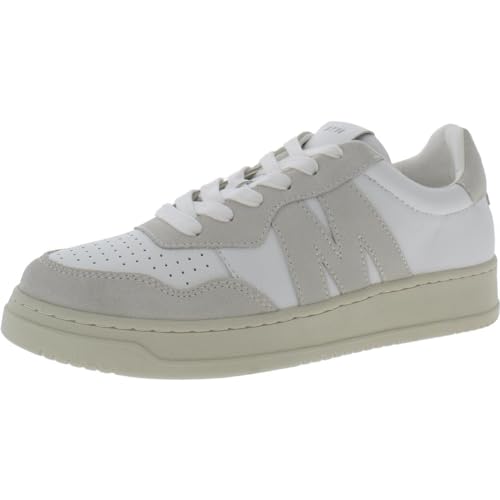 Steve Madden Steve Madden Women's Jazz Sneaker, White/Grey, 7.5