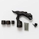 Antique Brass Walking Stick Handle – Dragon Head Cane Grip with Fitting Accessories | Vintage Style Replacement Handle for Wooden Canes & Sticks