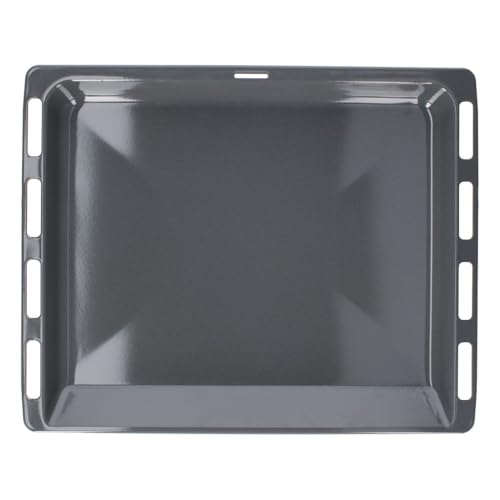 Bosch Orijinal Siemens Balay ocak fırın pişirme tepsisi kek tepsisi evrensel tava 465 x 375 x 39 mm emaye piroliz geçirmez 3HB HA HB HBA HBG HBL HBM HBN HBR HC HCA HCE HCL HCR HE HEA için 00.574.912 574.912