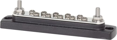 Blue Sea Systems 2301 150 Amp Common BusBar with 10 screws