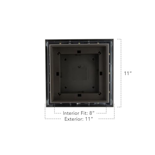 Deckorators 8x8 Woodland Gray Solar Postcover Cap