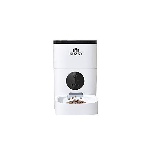 KUZSY Pet feeding dishes and Water for Dogs and Cats, Automatic Water Food Dispenser, Natural Gravity Feeding Supplies for Small Dog Pets Puppy Kitten Rabbit Bunny