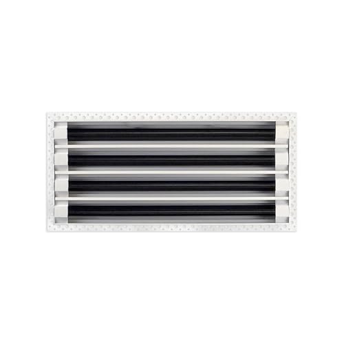 Image of BUILDMART - 18x8 MUD-in Air Vent Cover - Drywall MUD in White Air Vent - MUD Linear Slot Diffuser - Register Grille for Ceiling and Walls - Texas Buildmart