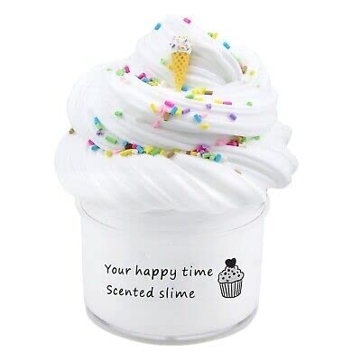 White with Crunch Slime streachy Fluffy Non Toxic for Kids (B0BNG7MW8V) Amazon Price History, Amazon Price Tracker