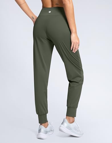 Image of SANTINY Women's Joggers Pants with Pockets Lightweight High Waisted Athletic Gym Workout Pants for Women Yoga Travel
