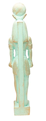 Estatua Egipcia Dios Ra Verde 20.96 cm miniatura 4