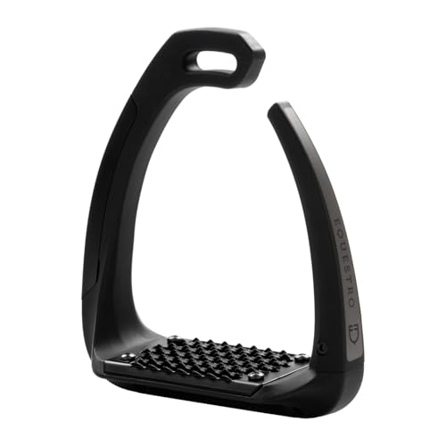 EQUESTRO Staffe di sicurezza con braccetto in silicone Supernova BLACK