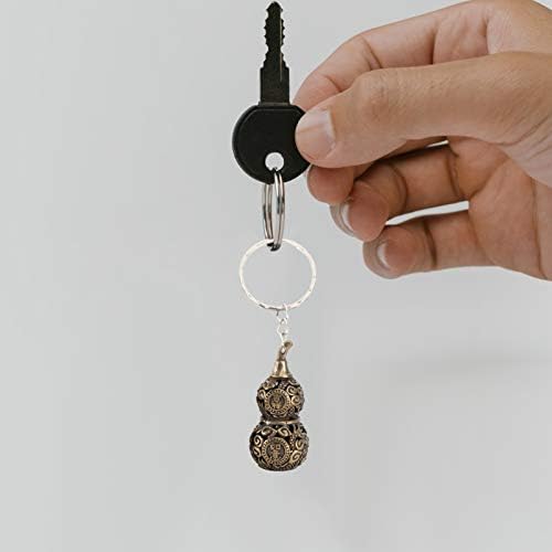 BESPORTBLE 2pcs Feng Shui Calabash Wu Lou Keychain Charm for Longevity Travel Safely Wealth Prosperity Success Gourd Pendant