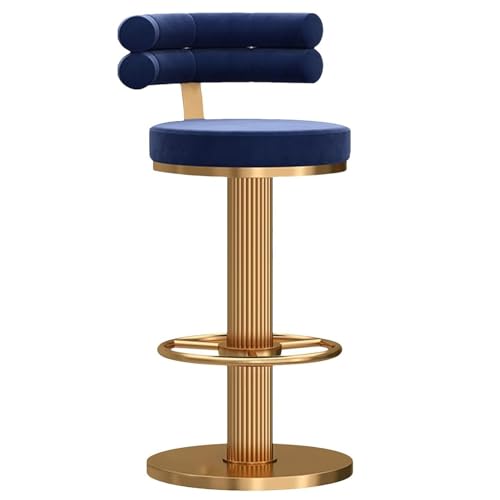 Sillas ergonómicas para barra de desayuno, de terciopelo, mecánicas, giratorias, para cocina, para isla de cocina, modernas y multifuncionales, taburetes de café, taburetes tapizados para comedor