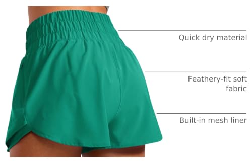 Image of CRZ YOGA Ruffle Skirt Overlay Athletic Shorts | High Waisted, Quick Dry, Lightweight, Flowy, A Zip Pocket, for Women