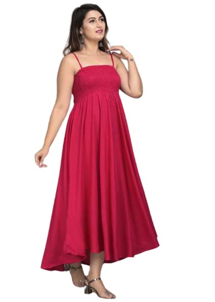 KIRTI Fashion Presents Women's Anarkali and Sleeveless Fully Stitched Plain and Solid Gown Dress-picture-10