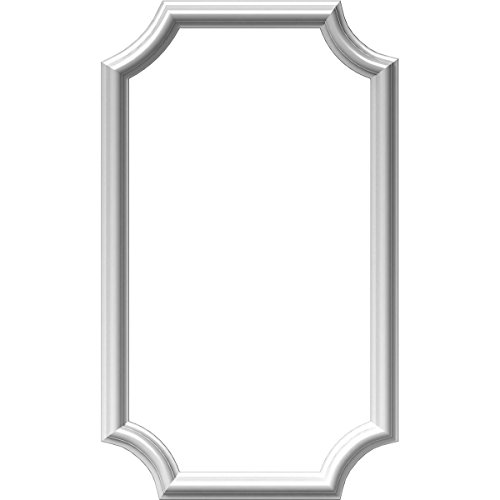 Super Cheap 🛒 Ekena Millwork PNL16X28AS-02-CASE-4 Ashford Molded Scalloped Wainscot Wall Panel, 16"W x 28"H x 1/2"P, Factory Primed White, 4 Count