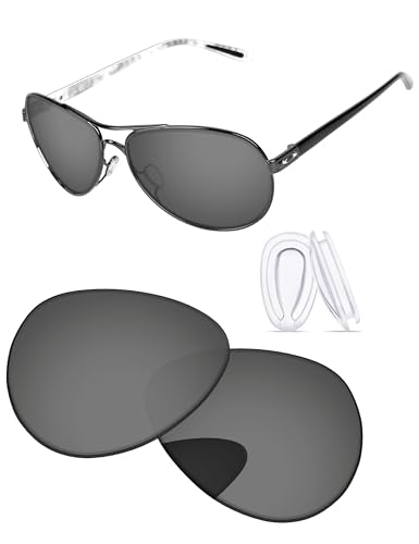 Image of Replacement Lenses & Nosepads for Oakley Feedback OO4079 59mm Sunglass - Precision Fit, UV Block & Impact Resistant