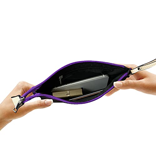 Image of Littlearth NFL Baltimore Ravens Victory Wristlet, Team Color, 9 inch x 6.5 inch | NFL