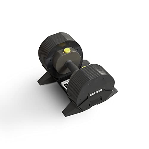 Kettler Vario Dumbbell Select 55 | Einzelhantel | variable Gewichtseinstellung | 10 Scheiben Cover