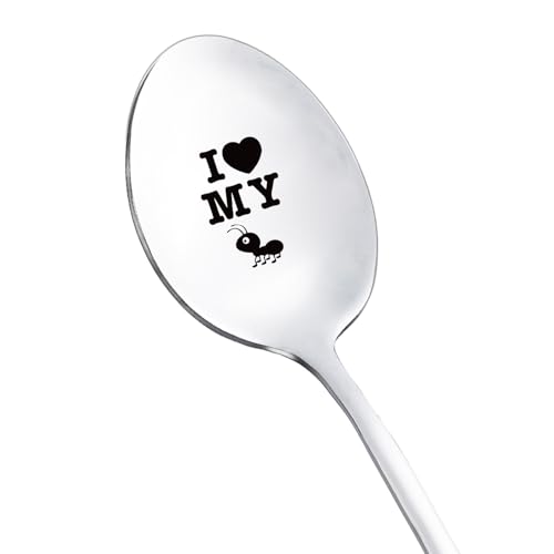 Best Aunt Auntie Gifts Spoons for Women Christmas Birthday Gift for Auntie Aunt Gifts from Niece Nephew I Love My Aunt Spoon for Aunts Aunty Mother's Day Gift for Aunt Spoons